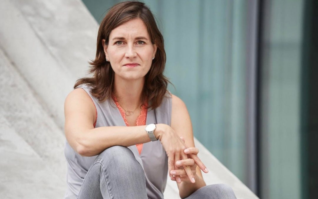 Ulrike Nagel is de moderator van het Duits-Nederlands Waterstofsymposium